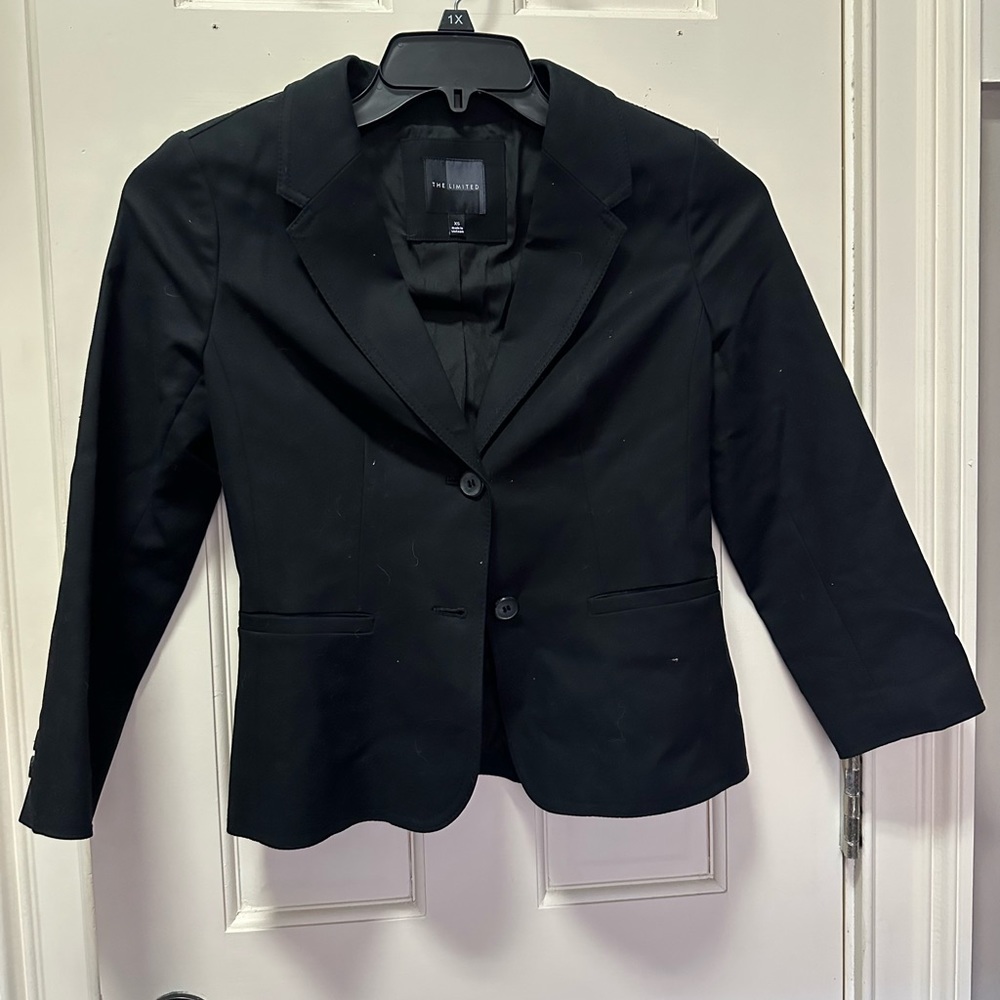Black Blazer 3/4 Sleeve The Limited Sz XS